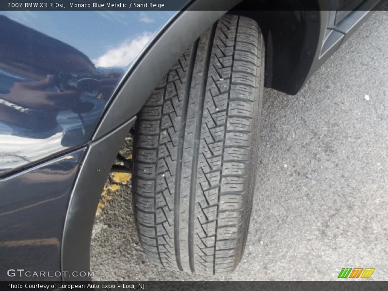 Monaco Blue Metallic / Sand Beige 2007 BMW X3 3.0si