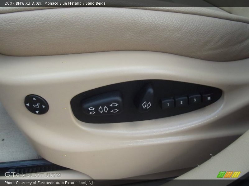 Monaco Blue Metallic / Sand Beige 2007 BMW X3 3.0si