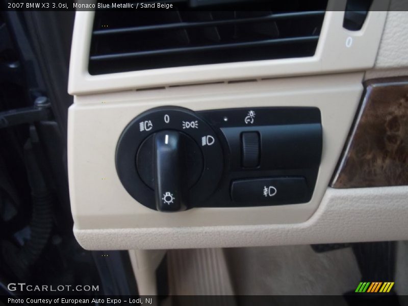 Monaco Blue Metallic / Sand Beige 2007 BMW X3 3.0si