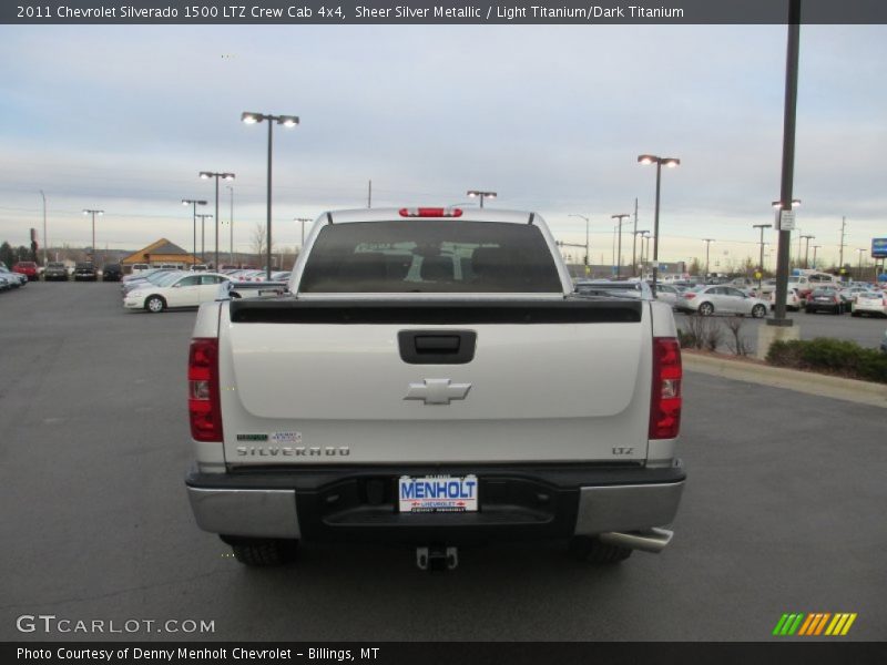 Sheer Silver Metallic / Light Titanium/Dark Titanium 2011 Chevrolet Silverado 1500 LTZ Crew Cab 4x4