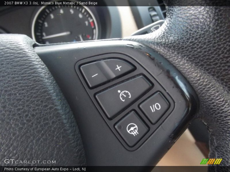 Monaco Blue Metallic / Sand Beige 2007 BMW X3 3.0si
