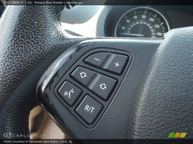 Monaco Blue Metallic / Sand Beige 2007 BMW X3 3.0si