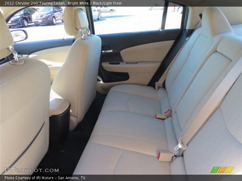 Bright White / Black/Light Frost 2012 Chrysler 200 Touring Sedan