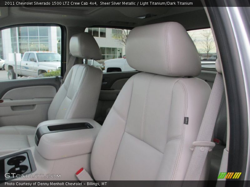Sheer Silver Metallic / Light Titanium/Dark Titanium 2011 Chevrolet Silverado 1500 LTZ Crew Cab 4x4