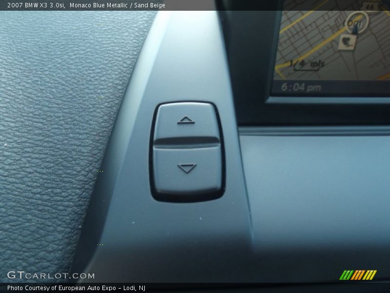 Monaco Blue Metallic / Sand Beige 2007 BMW X3 3.0si
