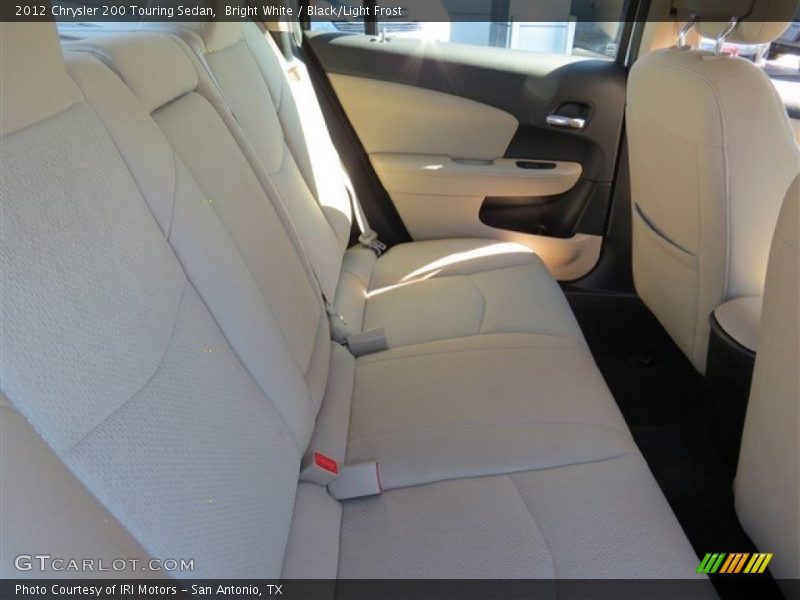Bright White / Black/Light Frost 2012 Chrysler 200 Touring Sedan