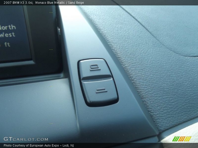 Monaco Blue Metallic / Sand Beige 2007 BMW X3 3.0si