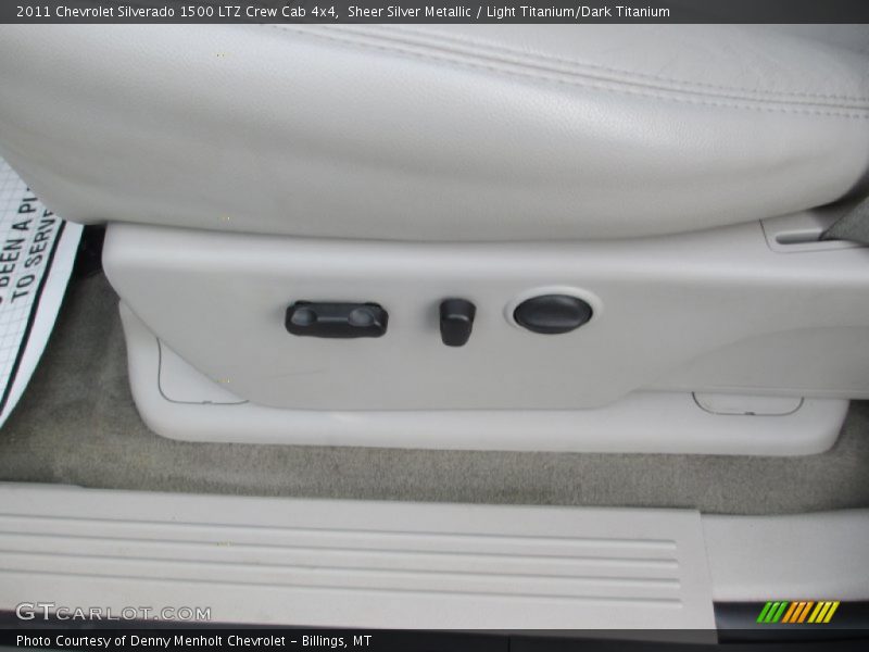 Sheer Silver Metallic / Light Titanium/Dark Titanium 2011 Chevrolet Silverado 1500 LTZ Crew Cab 4x4