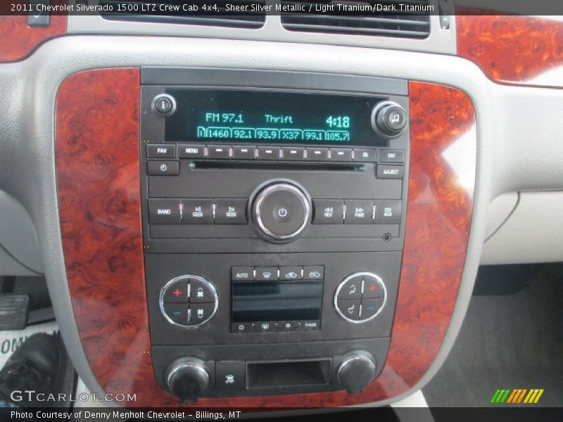 Sheer Silver Metallic / Light Titanium/Dark Titanium 2011 Chevrolet Silverado 1500 LTZ Crew Cab 4x4