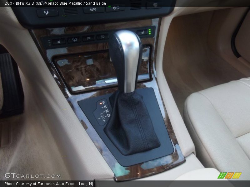 Monaco Blue Metallic / Sand Beige 2007 BMW X3 3.0si