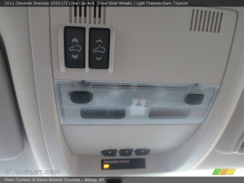 Sheer Silver Metallic / Light Titanium/Dark Titanium 2011 Chevrolet Silverado 1500 LTZ Crew Cab 4x4