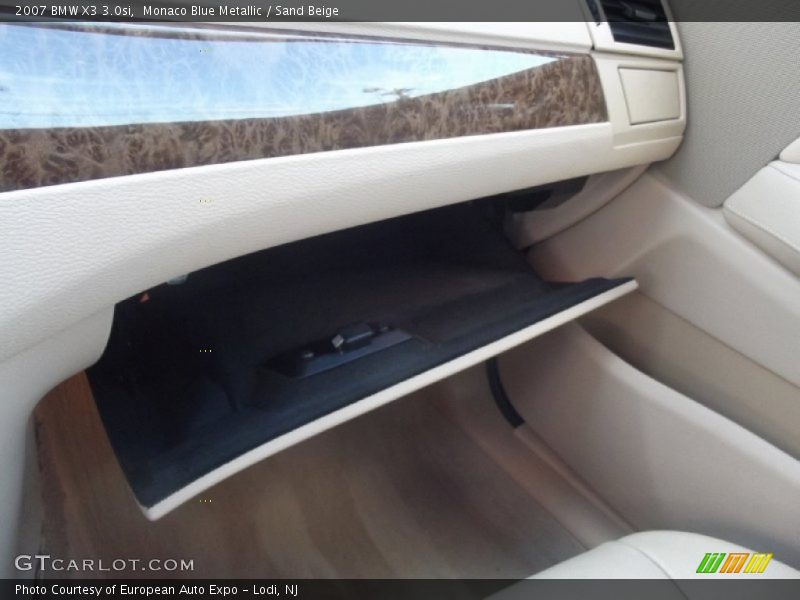 Monaco Blue Metallic / Sand Beige 2007 BMW X3 3.0si