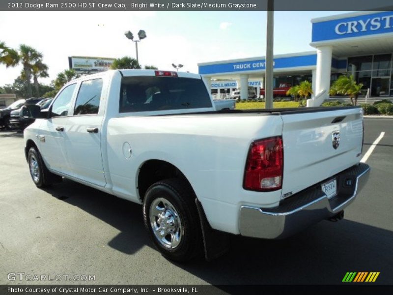 Bright White / Dark Slate/Medium Graystone 2012 Dodge Ram 2500 HD ST Crew Cab