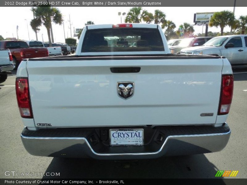 Bright White / Dark Slate/Medium Graystone 2012 Dodge Ram 2500 HD ST Crew Cab