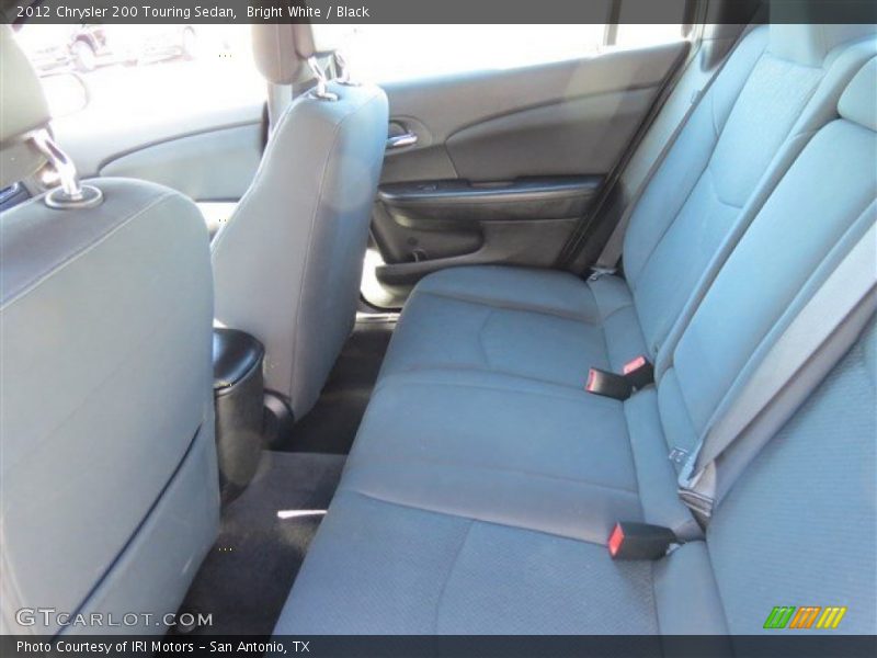 Bright White / Black 2012 Chrysler 200 Touring Sedan
