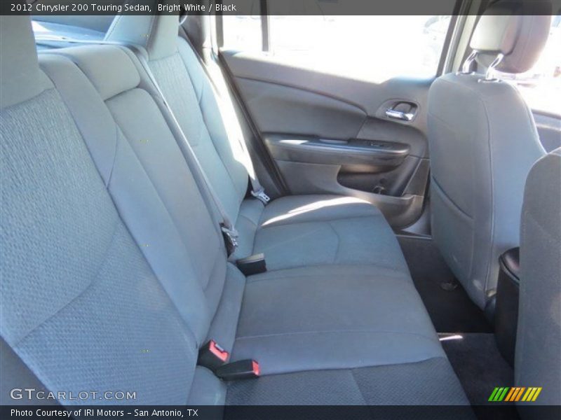 Bright White / Black 2012 Chrysler 200 Touring Sedan