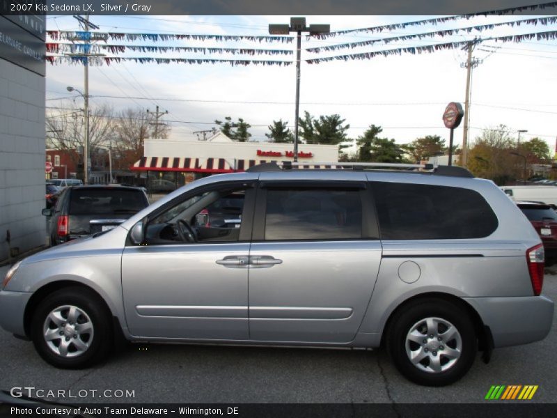 Silver / Gray 2007 Kia Sedona LX