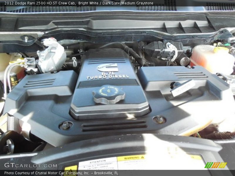 Bright White / Dark Slate/Medium Graystone 2012 Dodge Ram 2500 HD ST Crew Cab