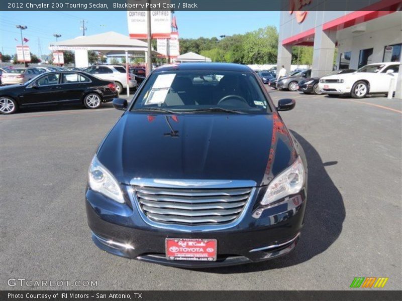Blackberry Pearl Coat / Black 2012 Chrysler 200 Touring Sedan