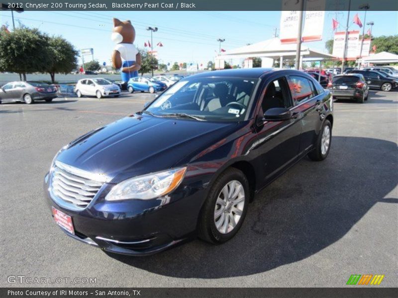 Blackberry Pearl Coat / Black 2012 Chrysler 200 Touring Sedan