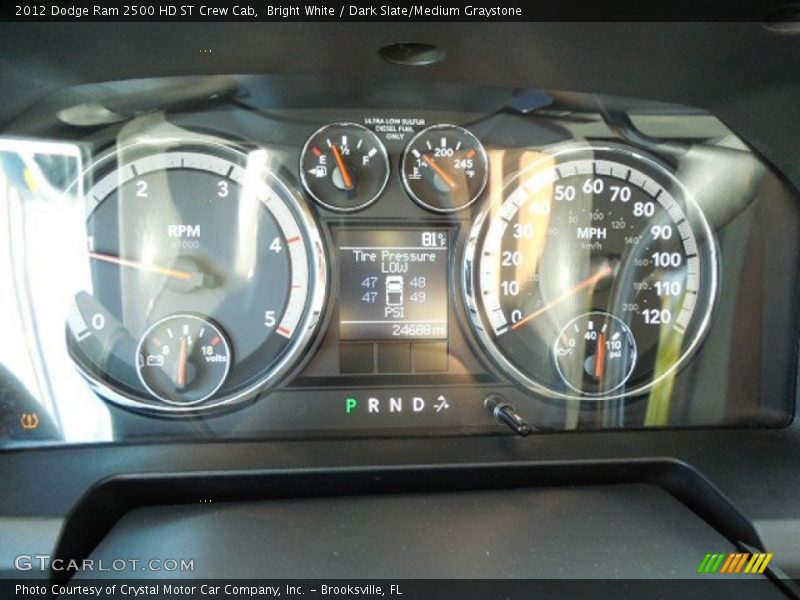 Bright White / Dark Slate/Medium Graystone 2012 Dodge Ram 2500 HD ST Crew Cab