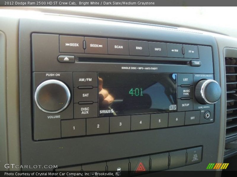 Bright White / Dark Slate/Medium Graystone 2012 Dodge Ram 2500 HD ST Crew Cab