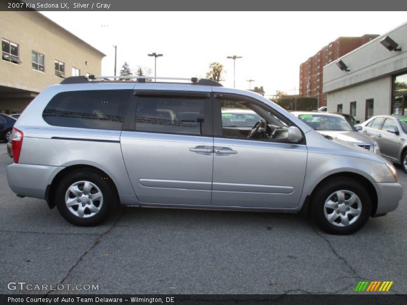 Silver / Gray 2007 Kia Sedona LX