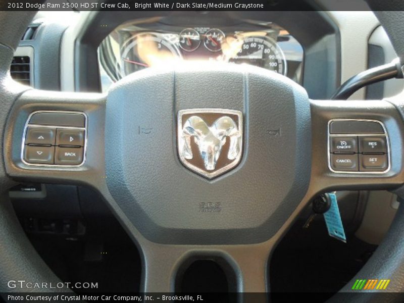 Bright White / Dark Slate/Medium Graystone 2012 Dodge Ram 2500 HD ST Crew Cab