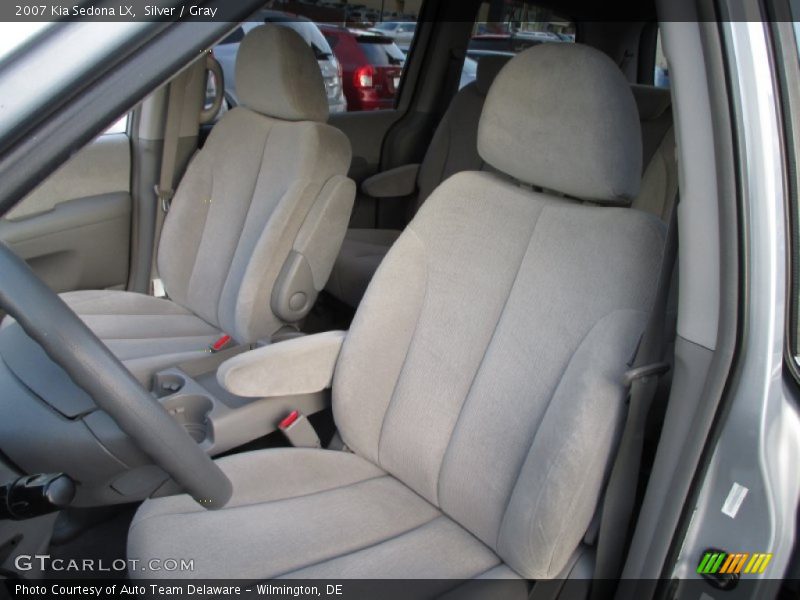 Silver / Gray 2007 Kia Sedona LX