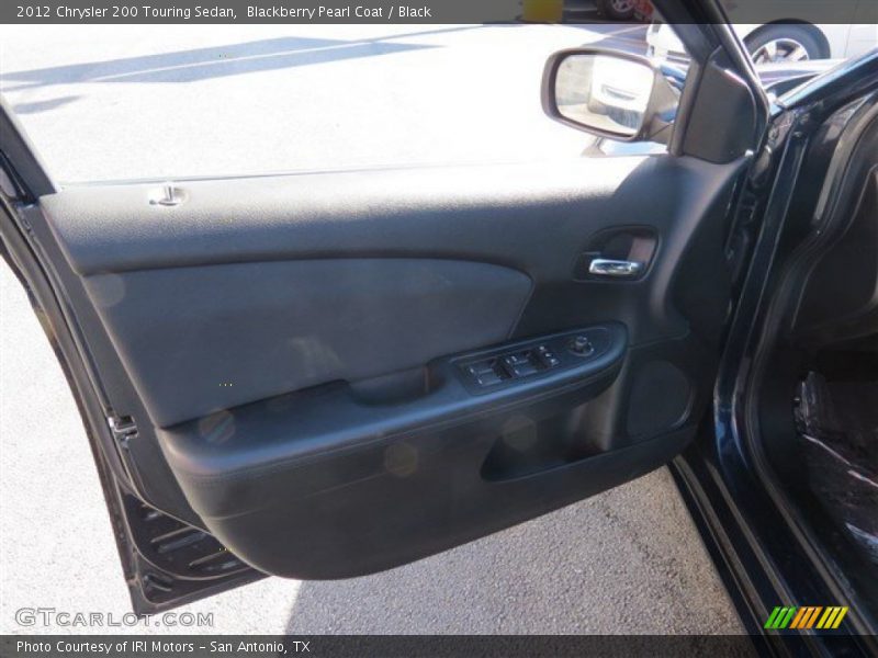 Blackberry Pearl Coat / Black 2012 Chrysler 200 Touring Sedan