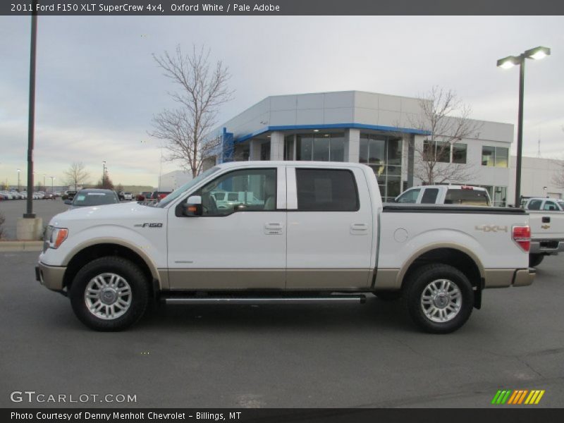 Oxford White / Pale Adobe 2011 Ford F150 XLT SuperCrew 4x4
