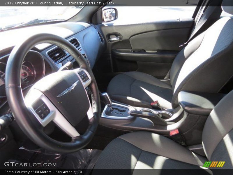 Blackberry Pearl Coat / Black 2012 Chrysler 200 Touring Sedan