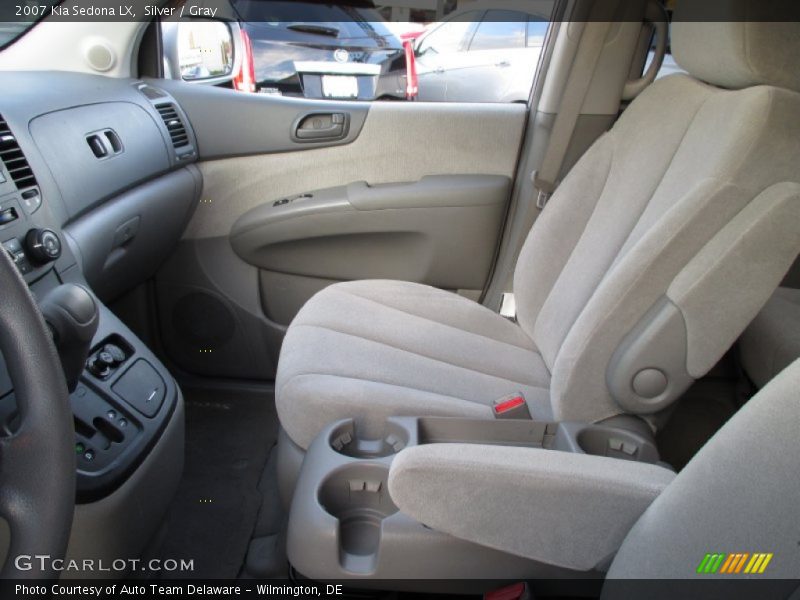 Silver / Gray 2007 Kia Sedona LX