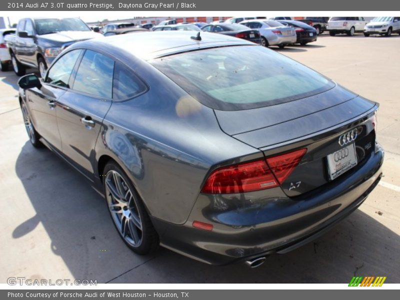 Daytona Gray Pearl / Black 2014 Audi A7 3.0T quattro Prestige