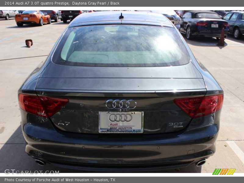 Daytona Gray Pearl / Black 2014 Audi A7 3.0T quattro Prestige