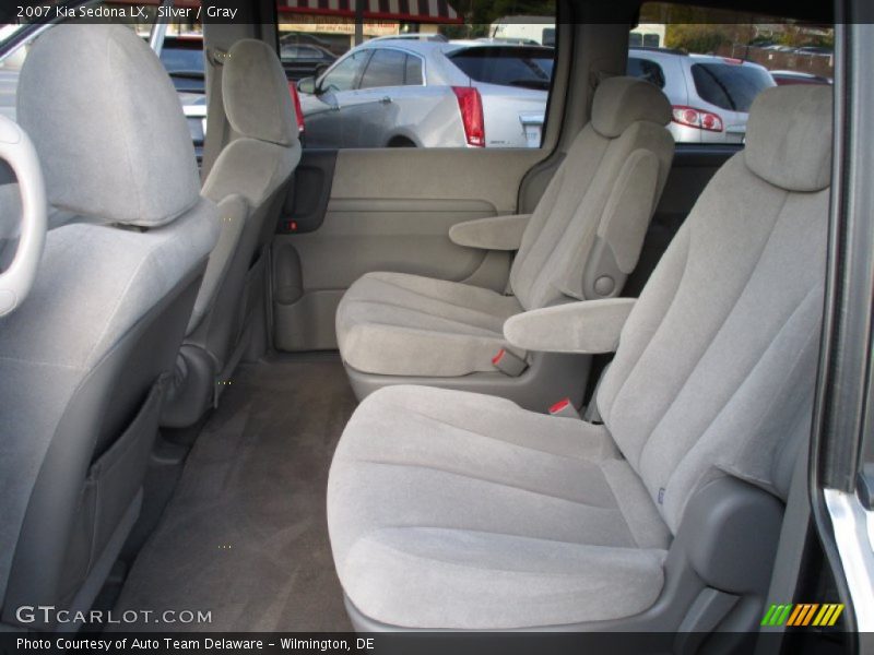 Silver / Gray 2007 Kia Sedona LX