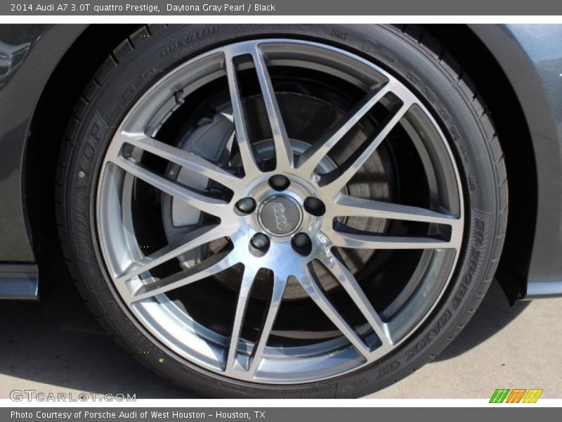 Daytona Gray Pearl / Black 2014 Audi A7 3.0T quattro Prestige