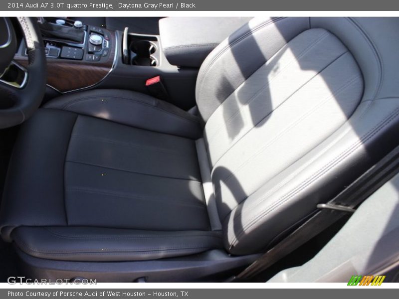 Daytona Gray Pearl / Black 2014 Audi A7 3.0T quattro Prestige