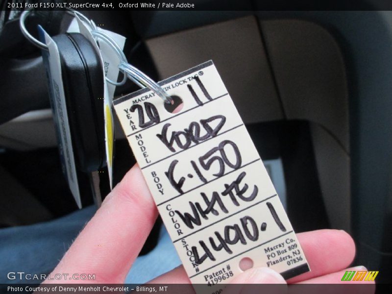 Oxford White / Pale Adobe 2011 Ford F150 XLT SuperCrew 4x4