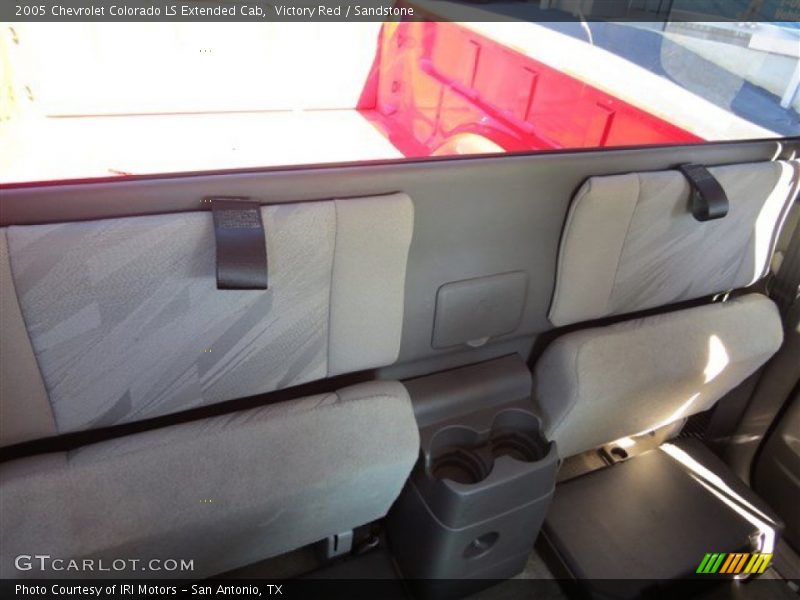 Victory Red / Sandstone 2005 Chevrolet Colorado LS Extended Cab