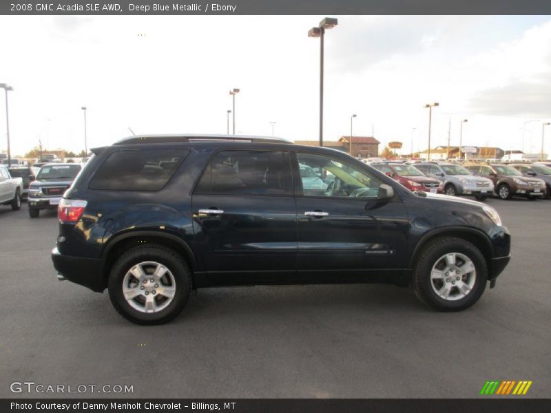 Deep Blue Metallic / Ebony 2008 GMC Acadia SLE AWD