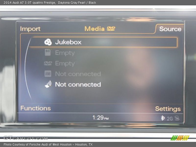 Daytona Gray Pearl / Black 2014 Audi A7 3.0T quattro Prestige
