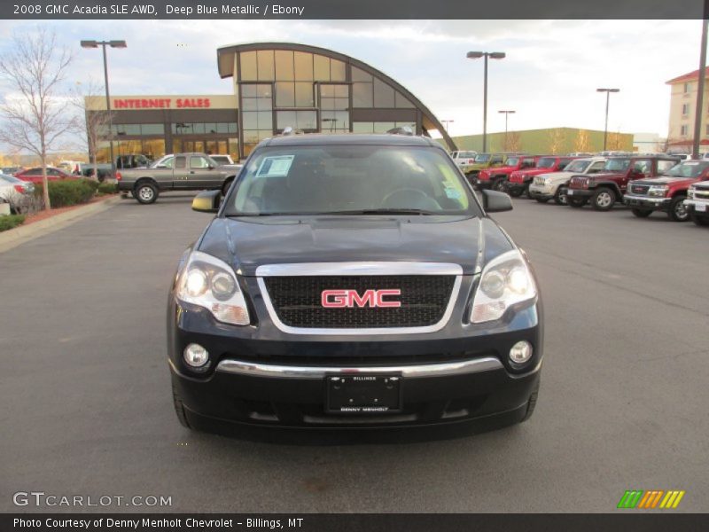 Deep Blue Metallic / Ebony 2008 GMC Acadia SLE AWD