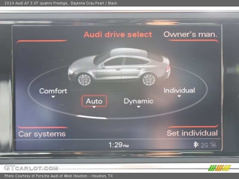 Daytona Gray Pearl / Black 2014 Audi A7 3.0T quattro Prestige