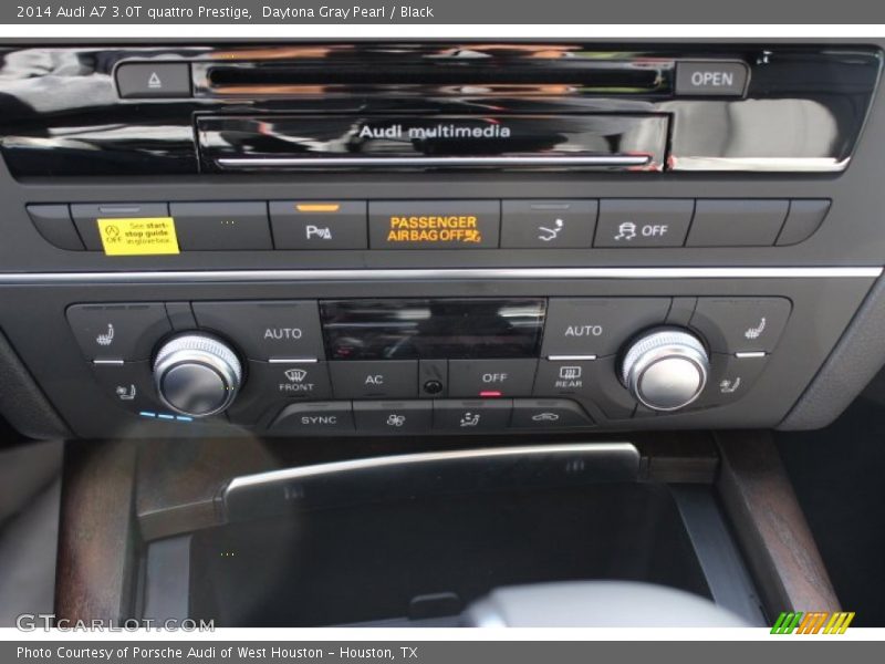 Daytona Gray Pearl / Black 2014 Audi A7 3.0T quattro Prestige