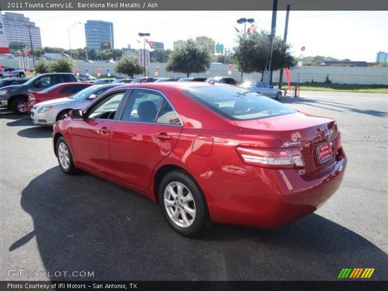 Barcelona Red Metallic / Ash 2011 Toyota Camry LE