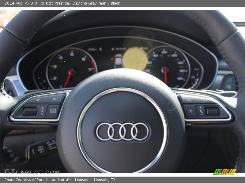 Daytona Gray Pearl / Black 2014 Audi A7 3.0T quattro Prestige
