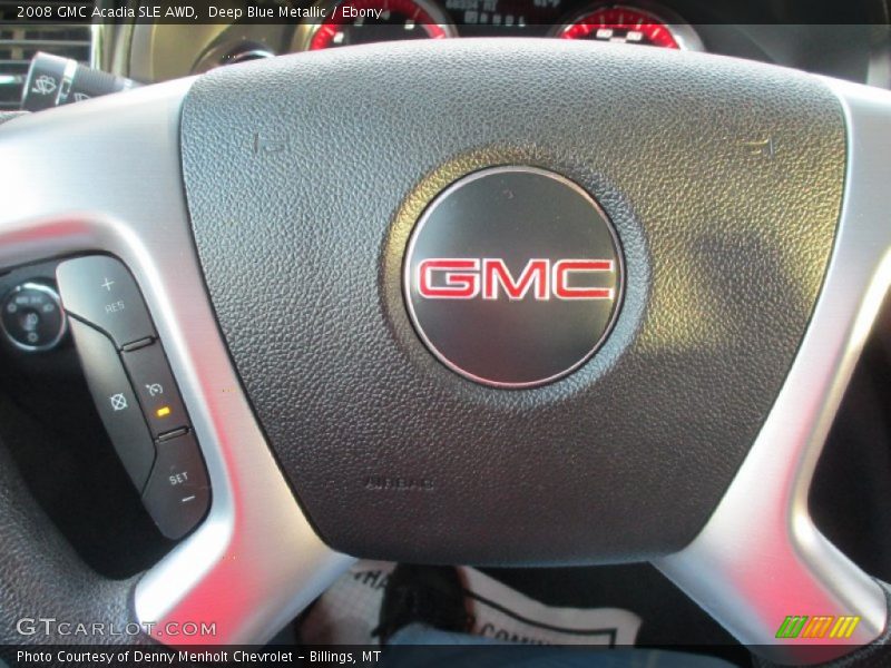 Deep Blue Metallic / Ebony 2008 GMC Acadia SLE AWD