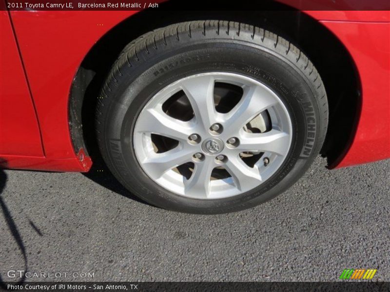 Barcelona Red Metallic / Ash 2011 Toyota Camry LE