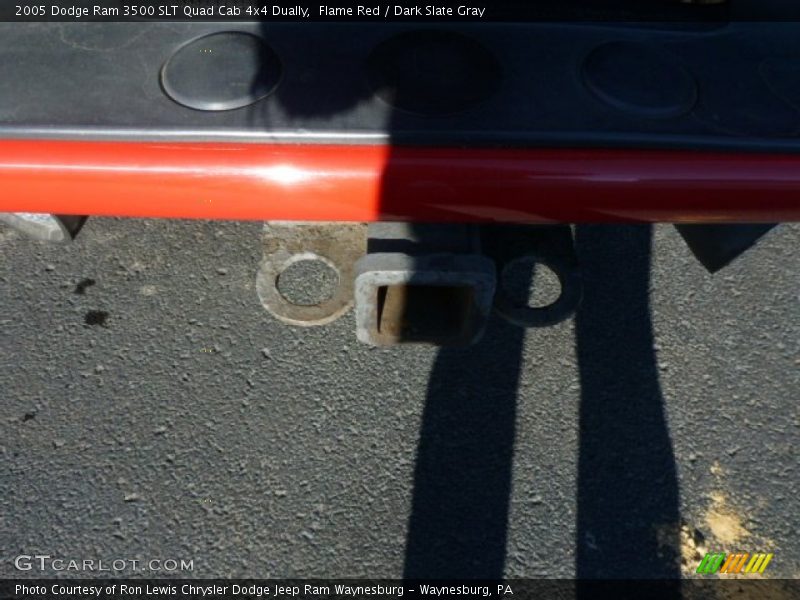 Flame Red / Dark Slate Gray 2005 Dodge Ram 3500 SLT Quad Cab 4x4 Dually